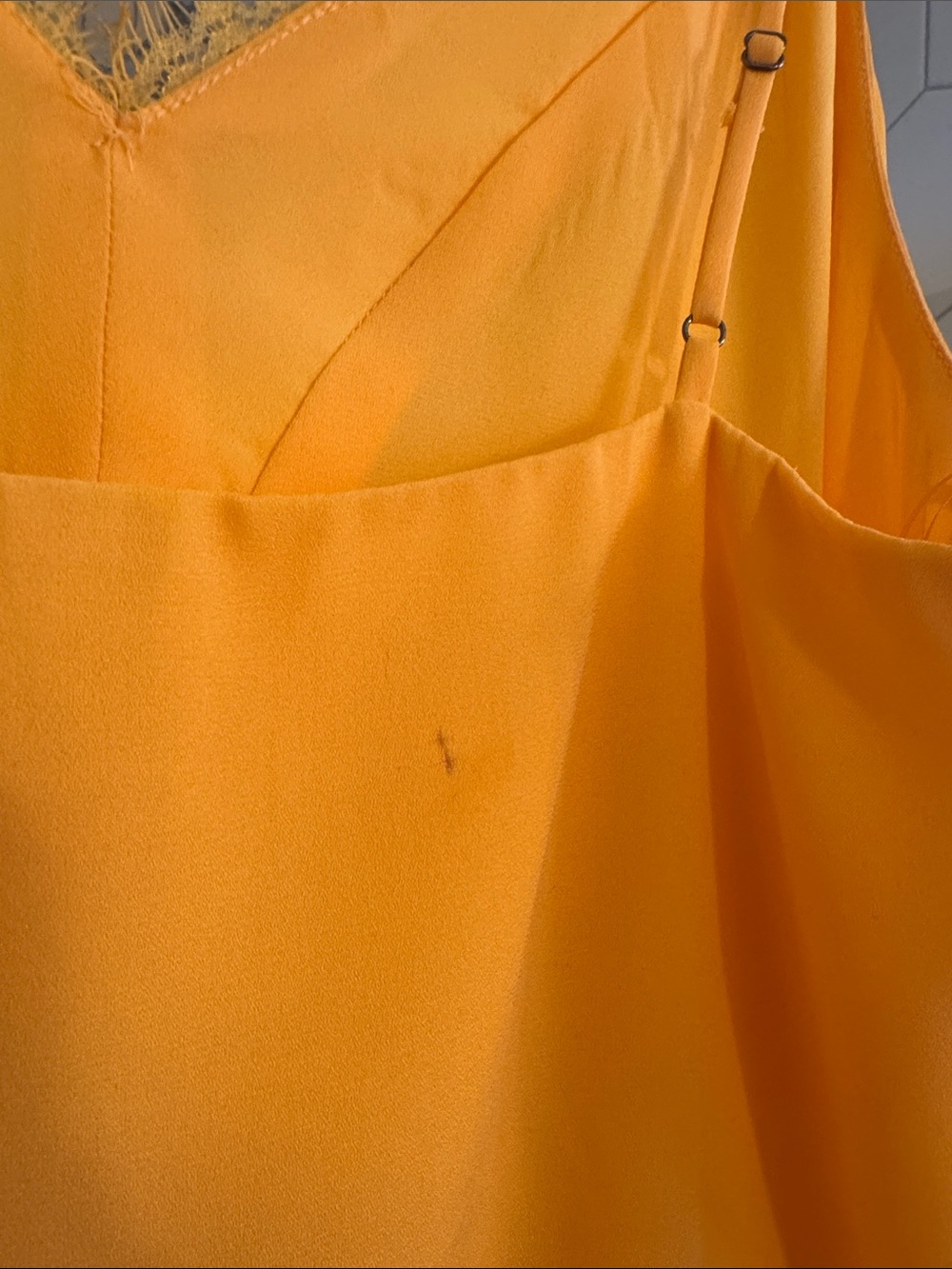 Melrose and Market Bright Yellow Lace-Trim Slip Cami - Picture 9 of 11
